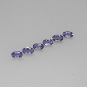 Iolite naturale blu da  ct, taglio ovale, VS