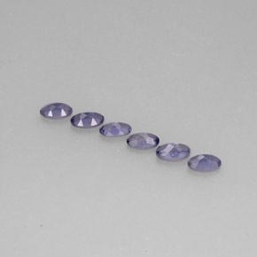 Iolite naturale blu da  ct, taglio ovale, VS
