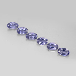 Iolite naturale blu da  ct, taglio ovale, VS