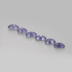 Iolite naturale blu da  ct, taglio ovale, VS