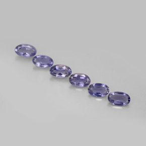 Iolite naturale blu da  ct, taglio ovale, VS