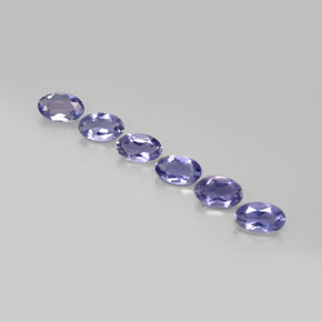 Iolite naturale blu da  ct, taglio ovale, VS
