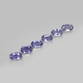 Iolite naturale blu da  ct, taglio ovale, VS