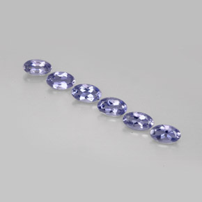 Iolite naturale blu da  ct, taglio ovale, VS