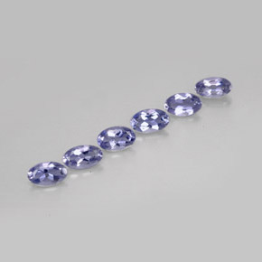 Iolite naturale blu da  ct, taglio ovale, VS