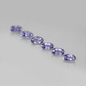 Iolite naturale blu da  ct, taglio ovale, VS