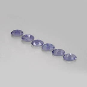 Iolite naturale blu da  ct, taglio ovale, VS