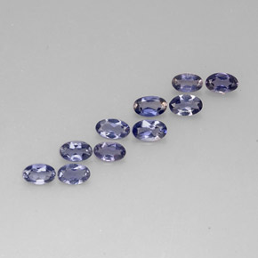Iolite naturale blu da  ct, taglio ovale, VS