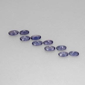 Iolite naturale blu da  ct, taglio ovale, VS