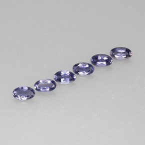 Iolite naturale blu da  ct, taglio ovale, VS