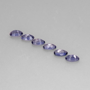 Iolite naturale blu da  ct, taglio ovale, VS