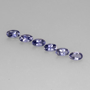 Iolite naturale blu da  ct, taglio ovale, VS