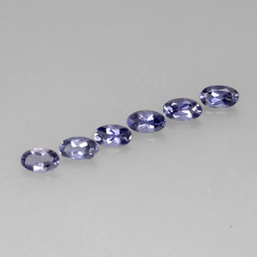 Iolite naturale blu da  ct, taglio ovale, VS