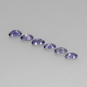 Iolite naturale blu da  ct, taglio ovale, VS