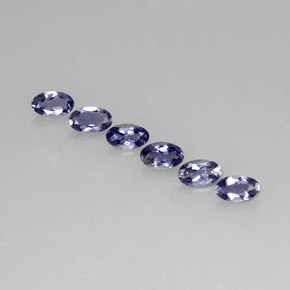 Iolite naturale blu da  ct, taglio ovale, VS