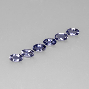 Iolite naturale blu da  ct, taglio ovale, VS