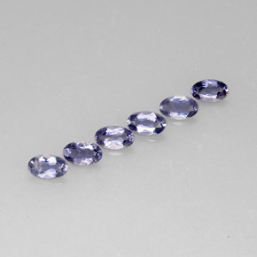 Iolite naturale blu da  ct, taglio ovale, VS