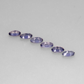 Iolite naturale blu da  ct, taglio ovale, VS