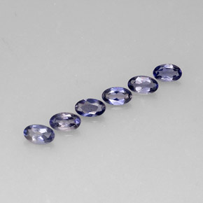 Iolite naturale blu da  ct, taglio ovale, VS