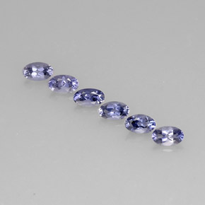 Iolite naturale blu da  ct, taglio ovale, VS