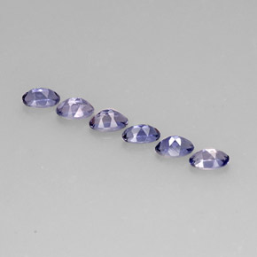 Iolite naturale blu da  ct, taglio ovale, VS