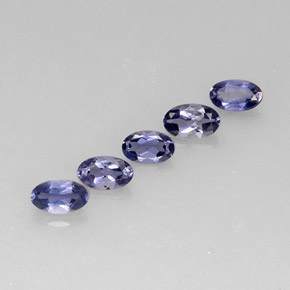 Iolite naturale blu da  ct, taglio ovale, VS