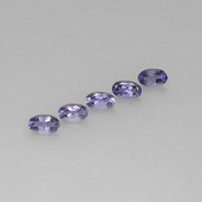Iolite naturale blu da  ct, taglio ovale, VS