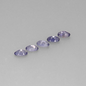 Iolite naturale blu da  ct, taglio ovale, VS