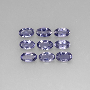 Iolite naturale blu da  ct, taglio ovale, VS