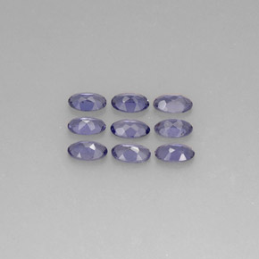 Iolite naturale blu da  ct, taglio ovale, VS