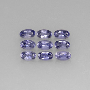Iolite naturale blu da  ct, taglio ovale, VS