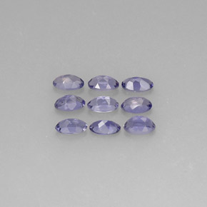 Iolite naturale blu da  ct, taglio ovale, VS