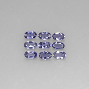 Iolite naturale blu da  ct, taglio ovale, VS