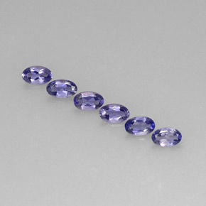 Iolite naturale blu da  ct, taglio ovale, VS