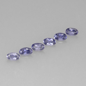 Iolite naturale blu da  ct, taglio ovale, VS