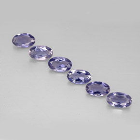 Iolite naturale blu da  ct, taglio ovale, VS