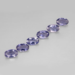 Iolite naturale blu da  ct, taglio ovale, VS