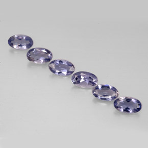 Iolite naturale blu da  ct, taglio ovale, VS