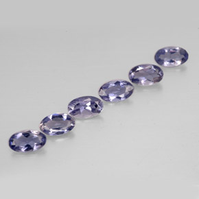 Iolite naturale blu da  ct, taglio ovale, VS
