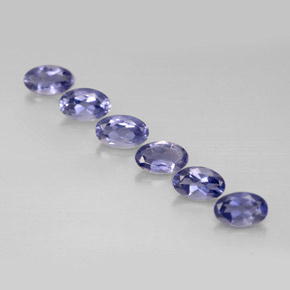 Iolite naturale blu da  ct, taglio ovale, VS