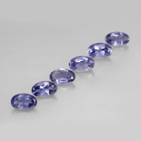 Iolite naturale blu da  ct, taglio ovale, VS