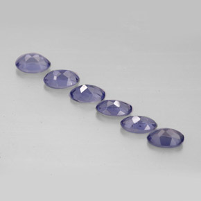 Iolite naturale blu da  ct, taglio ovale, VS