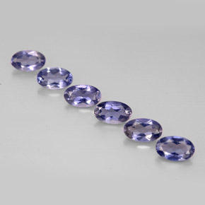 Iolite naturale blu da  ct, taglio ovale, VS