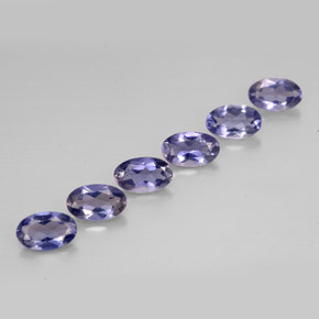 Iolite naturale blu da  ct, taglio ovale, VS