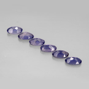 Iolite naturale blu da  ct, taglio ovale, VS
