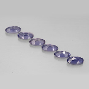 Iolite naturale blu da  ct, taglio ovale, VS