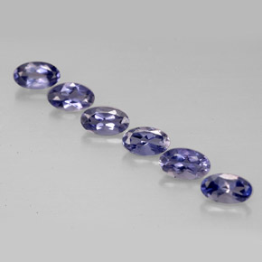 Iolite naturale blu da  ct, taglio ovale, VS