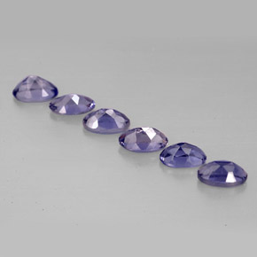 Iolite naturale blu da  ct, taglio ovale, VS