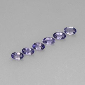 Iolite naturale blu da  ct, taglio ovale, VS