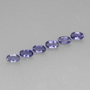 Iolite naturale blu da  ct, taglio ovale, VS